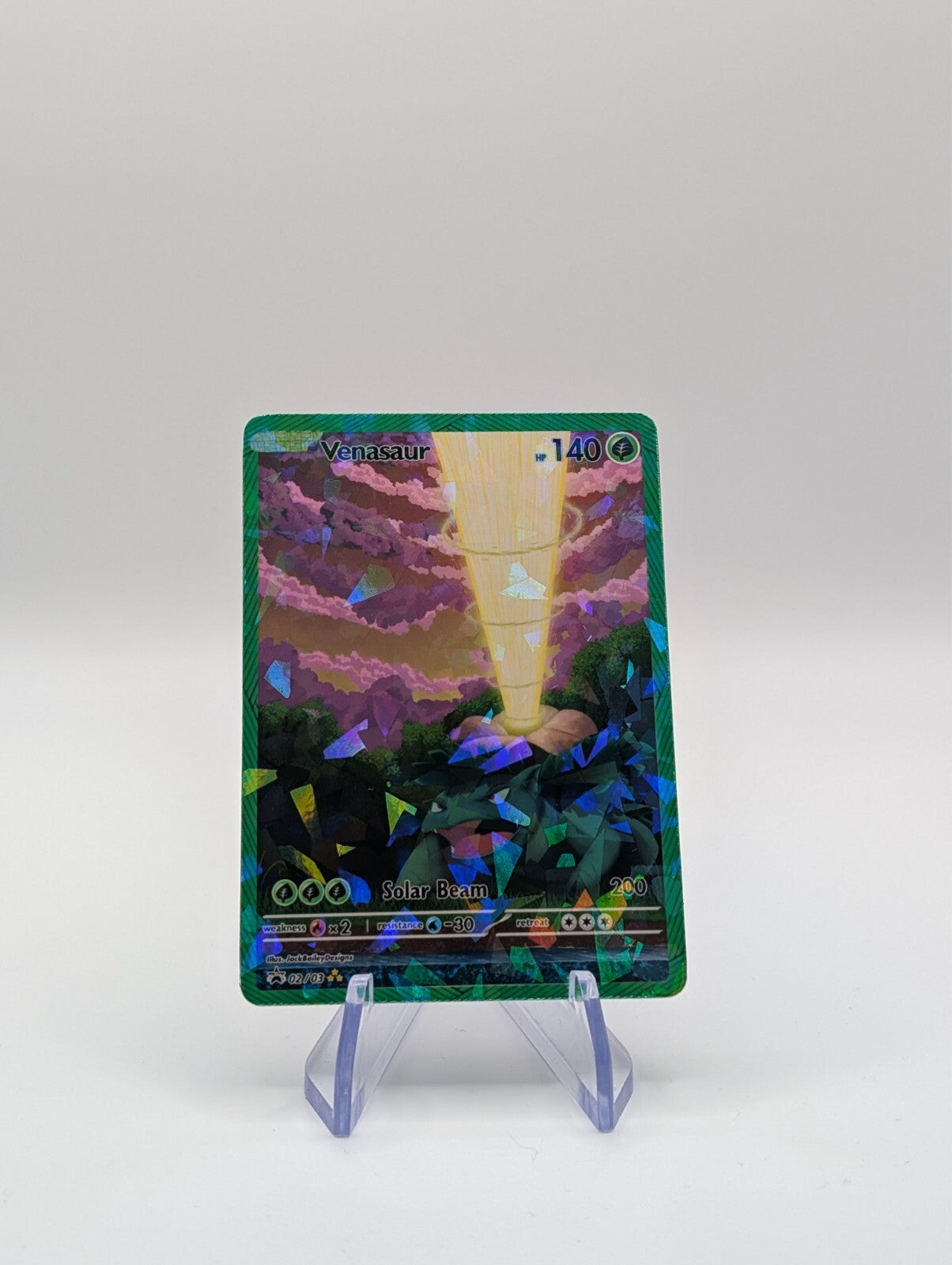 Charizard, Blastoise and Venasaur Custom Pokemon Card (Cracked Ice Holo)