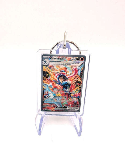 Greninja Mini Pokemon Card Keyring