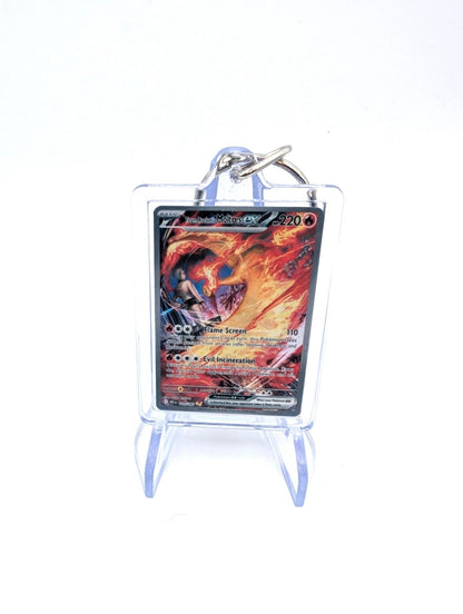 Moltres Mini Pokemon Card Keyring