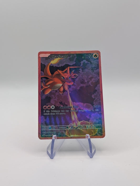 Charizard, Blastoise and Venasaur Custom Pokemon Card (Rainbow Holo)