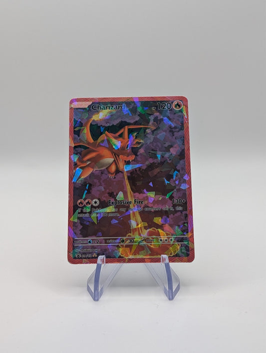 Charizard, Blastoise and Venasaur Custom Pokemon Card (Cracked Ice Holo)