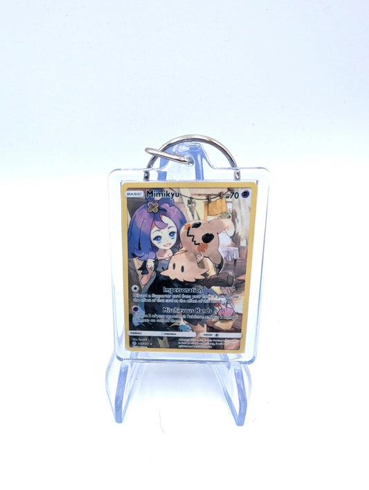 Mimikyu Mini Pokemon Card Keyring
