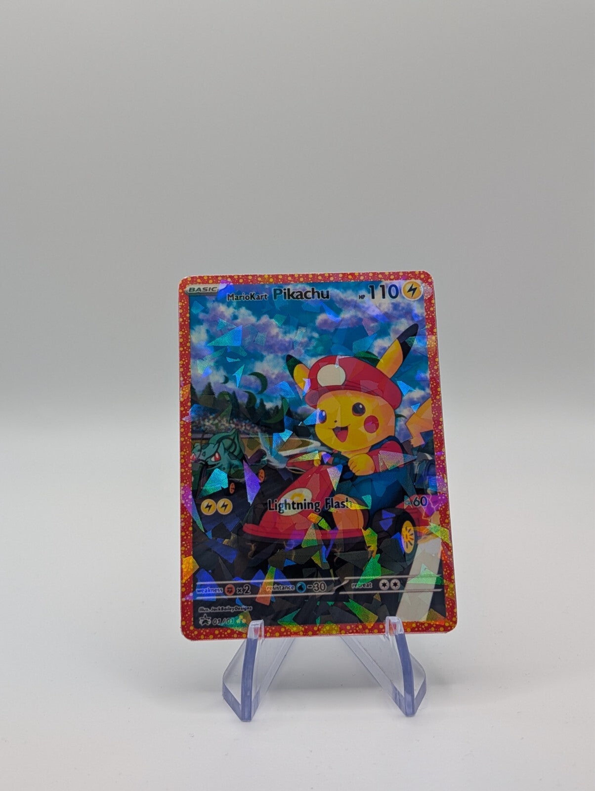 MarioKart Pikachu Custom Pokémon Card
