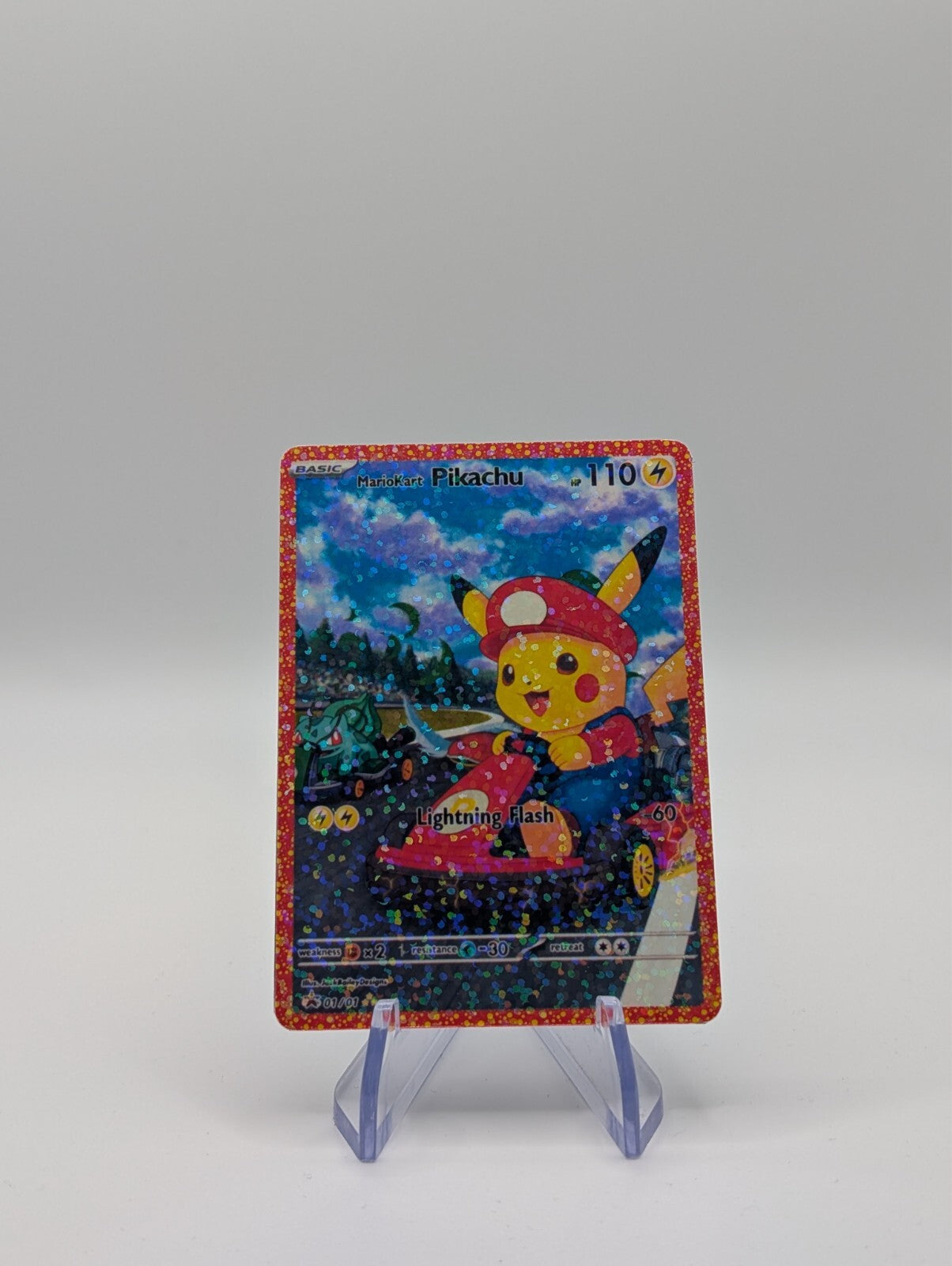 MarioKart Pikachu Custom Pokémon Card