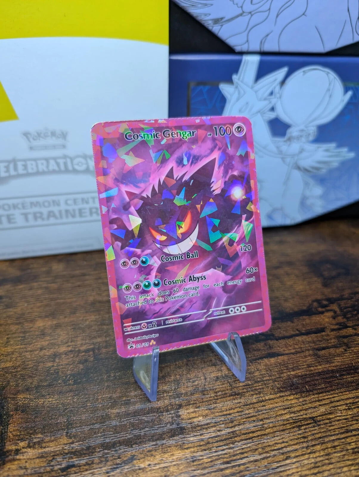 Custom Cosmic Gengar Pokemon card