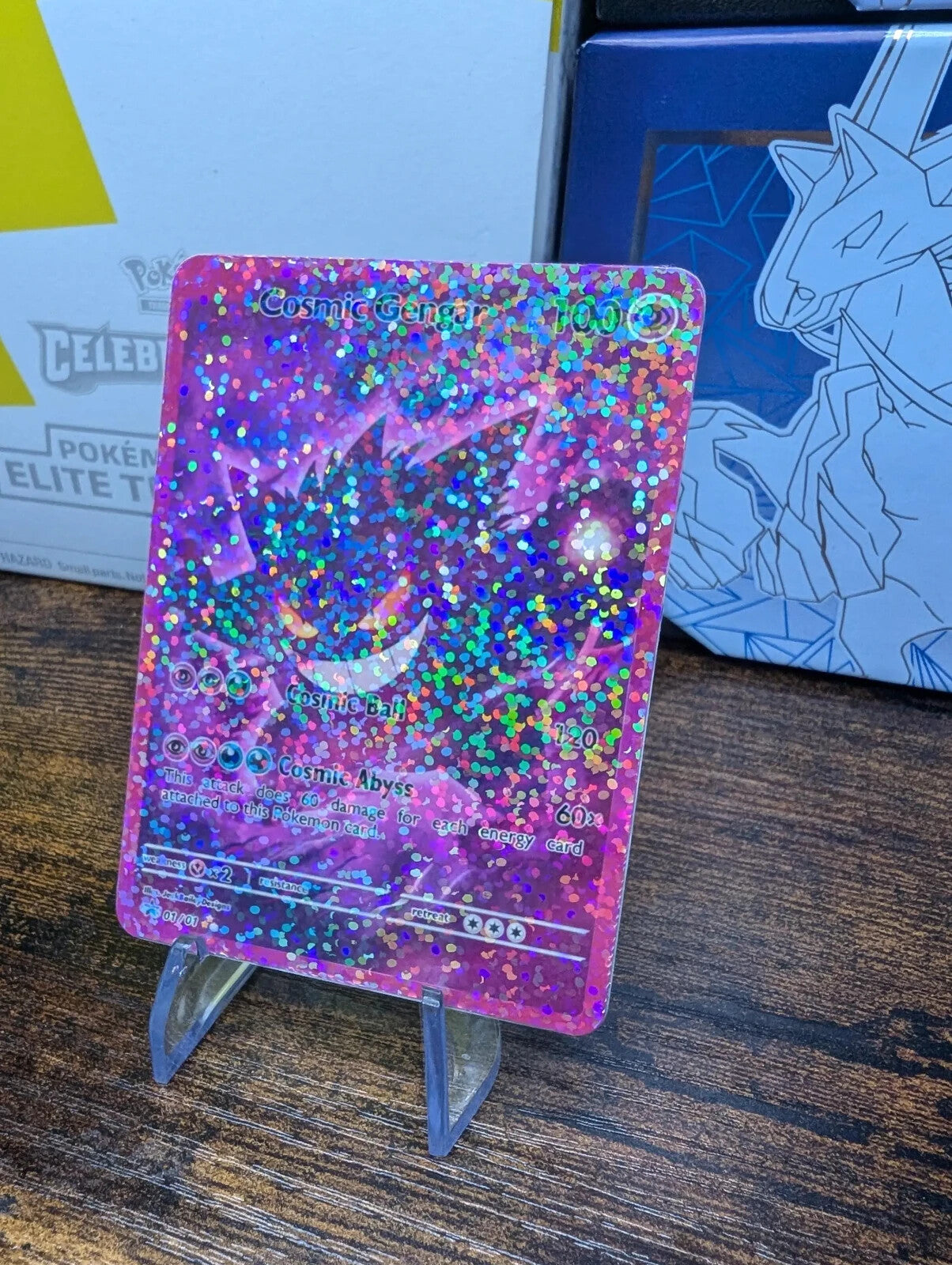 Custom Cosmic Gengar Pokemon card