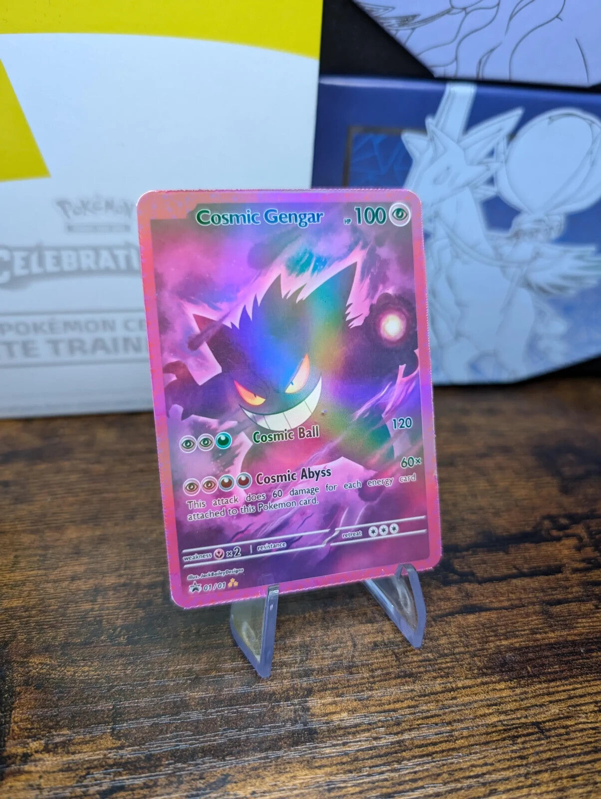 Custom Cosmic Gengar Pokemon card